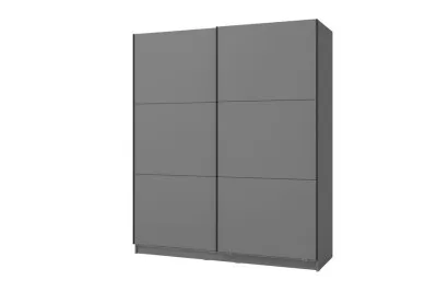 Drsna omara SIENNA 180 grafit siva