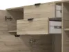 Komoda DUERO 3K2F sivi hrast