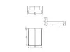 Postelja CANON 160x200 cm sivi hrast