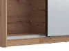 Drsna omara z ogledalom SIENNA 180 OG hrast artisan