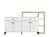 Komoda SARK 182 bela + hrast