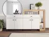Komoda SARK 182 bela + hrast