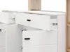Komoda SARK 182 bela + hrast