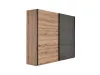 Drsna omara AP270 hrast antracit - Mega Pohištvo - 1