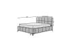 Dvižna postelja MIST siva - Mega Pohištvo - 7