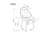 Stol K543 siv