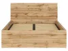 Postelja Tetrix 140x200 cm hrast wotan