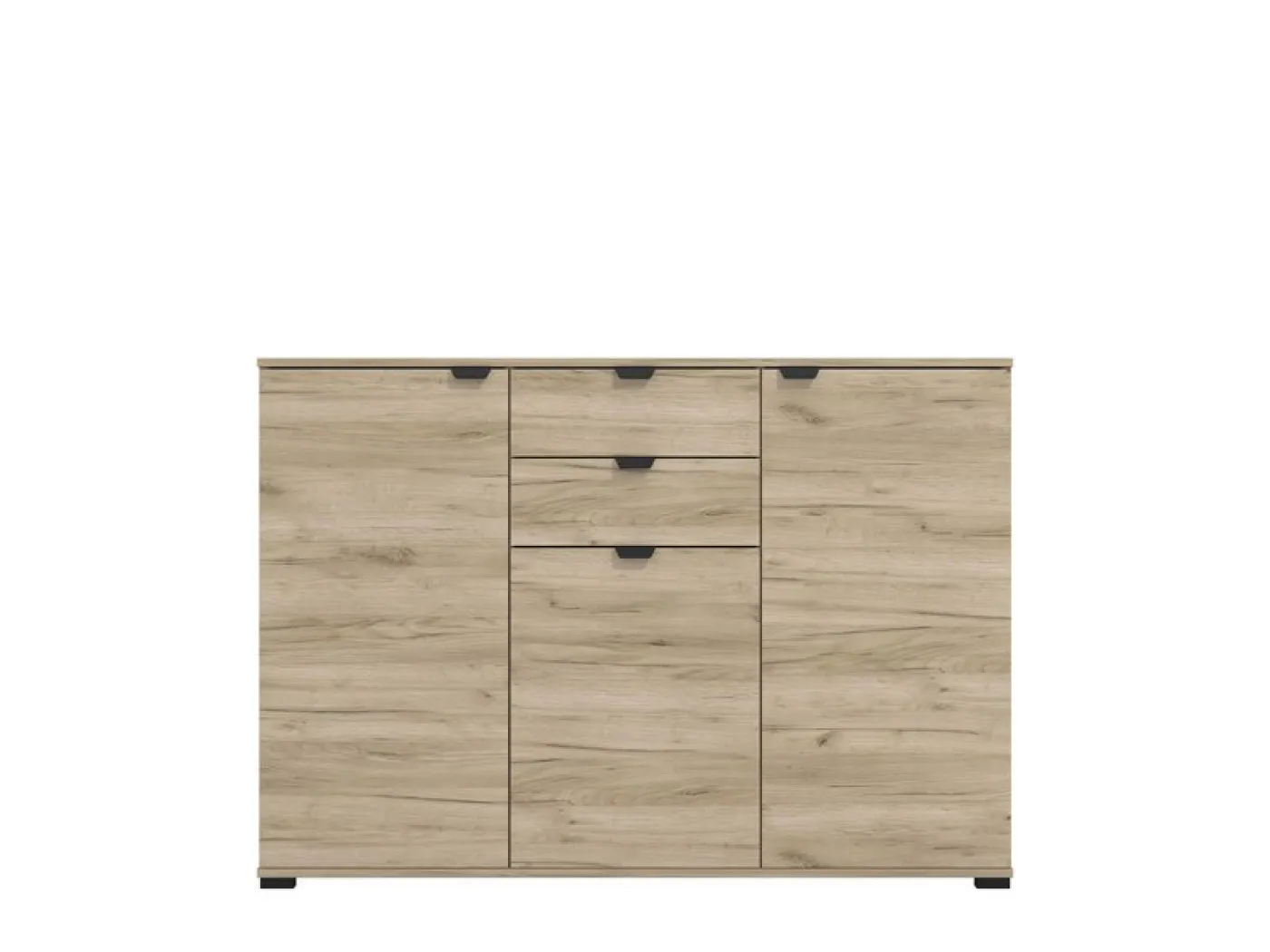 Komoda DUERO 3K2F sivi hrast