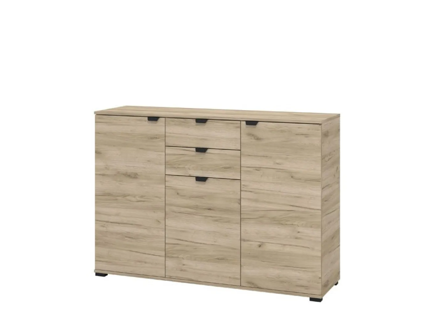 Komoda DUERO 3K2F sivi hrast