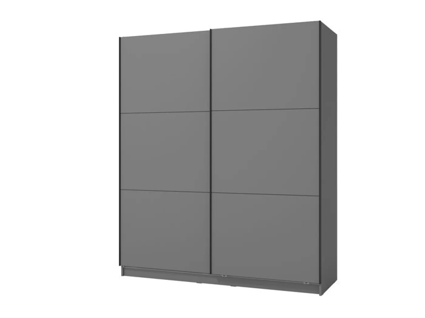 Drsna omara SIENNA 180 grafit siva