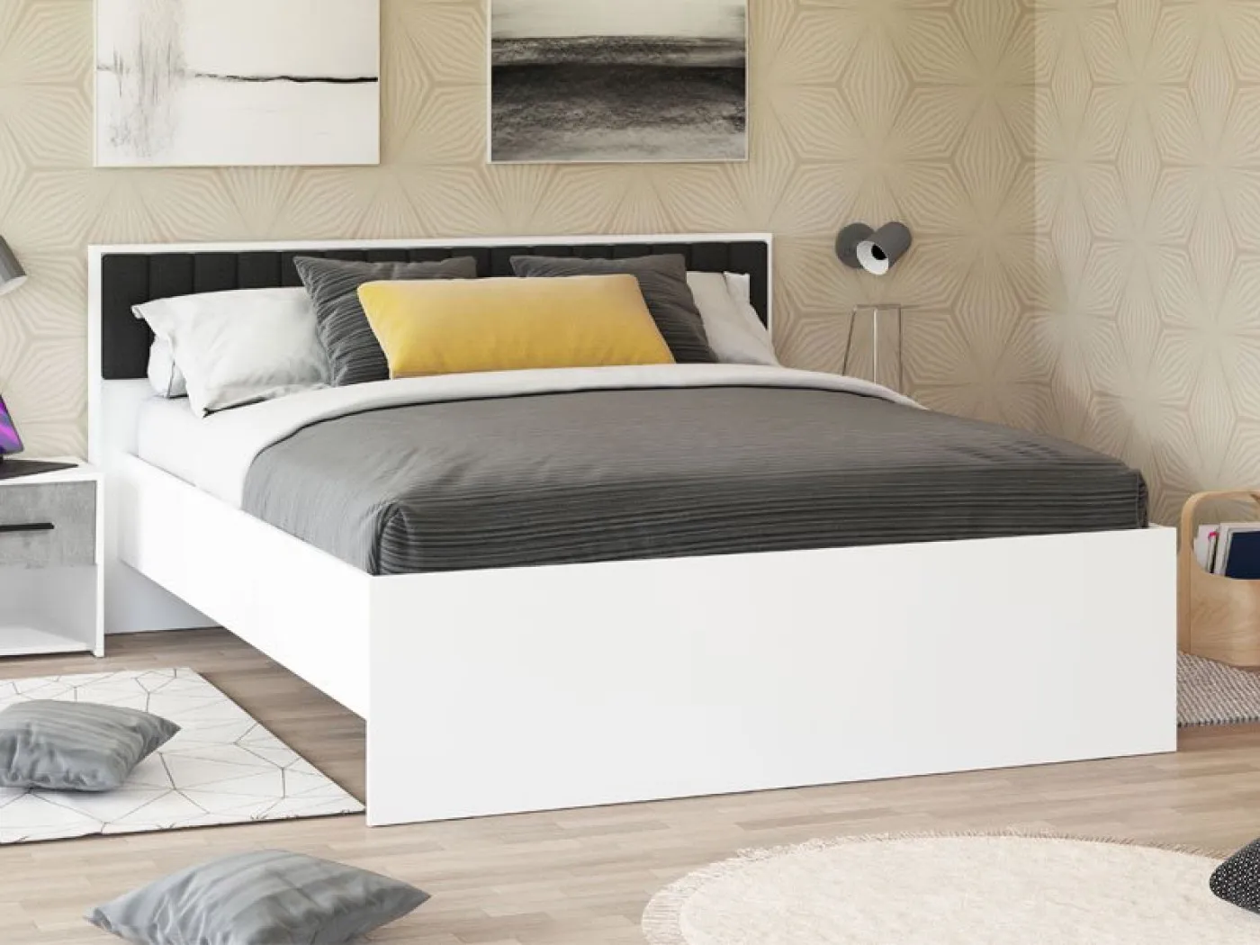 Postelja VARADERO PLUS 160x200 cm bela