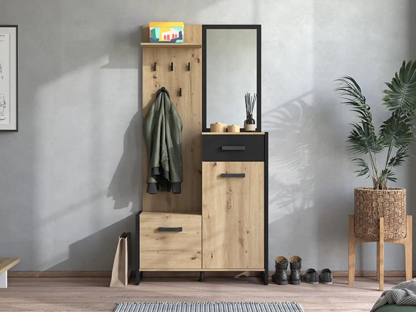 Predsoba OLERON hrast artisan