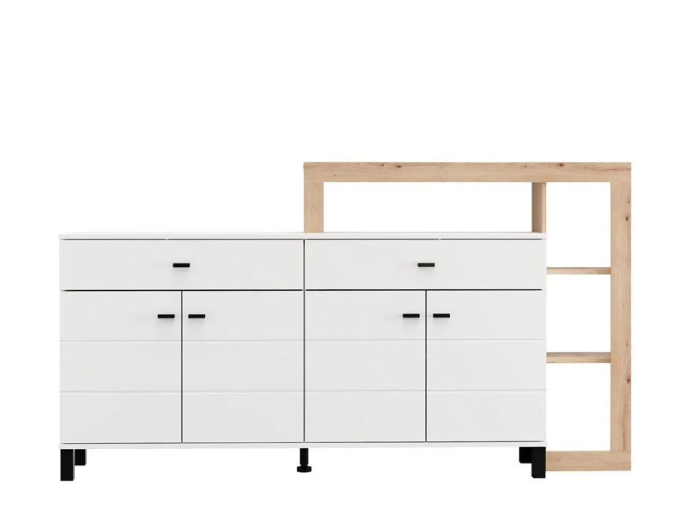 Komoda SARK 182 bela + hrast