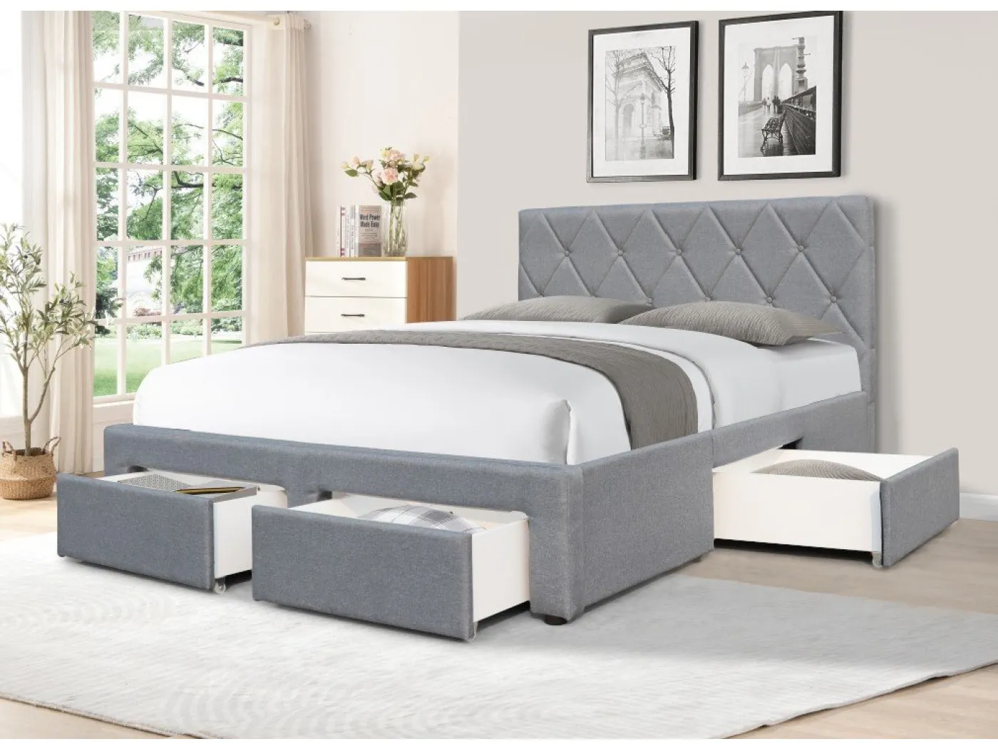 Postelja Betina 140x200 cm