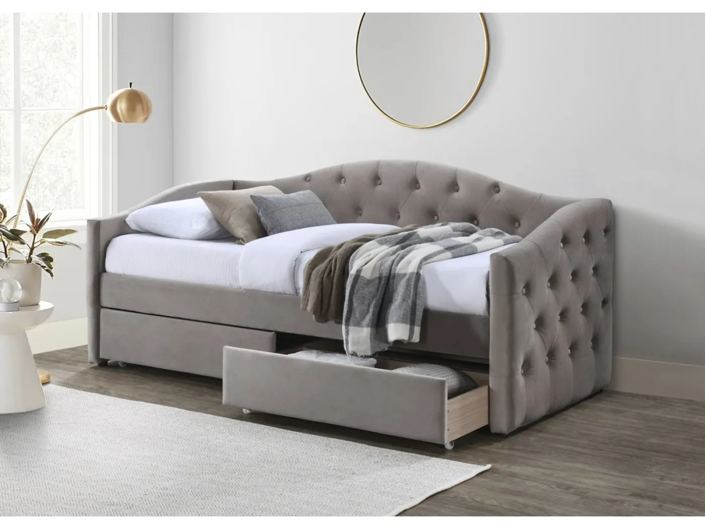 Postelja ALOHA 90x200 cm bež