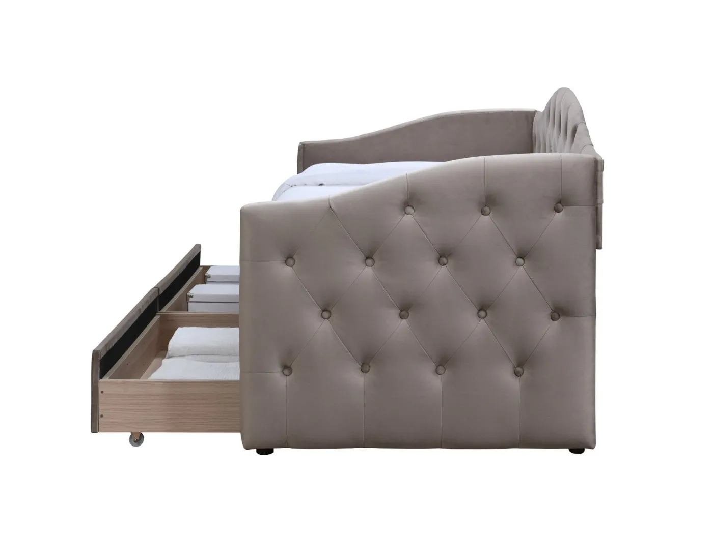 Postelja ALOHA 90x200 cm bež