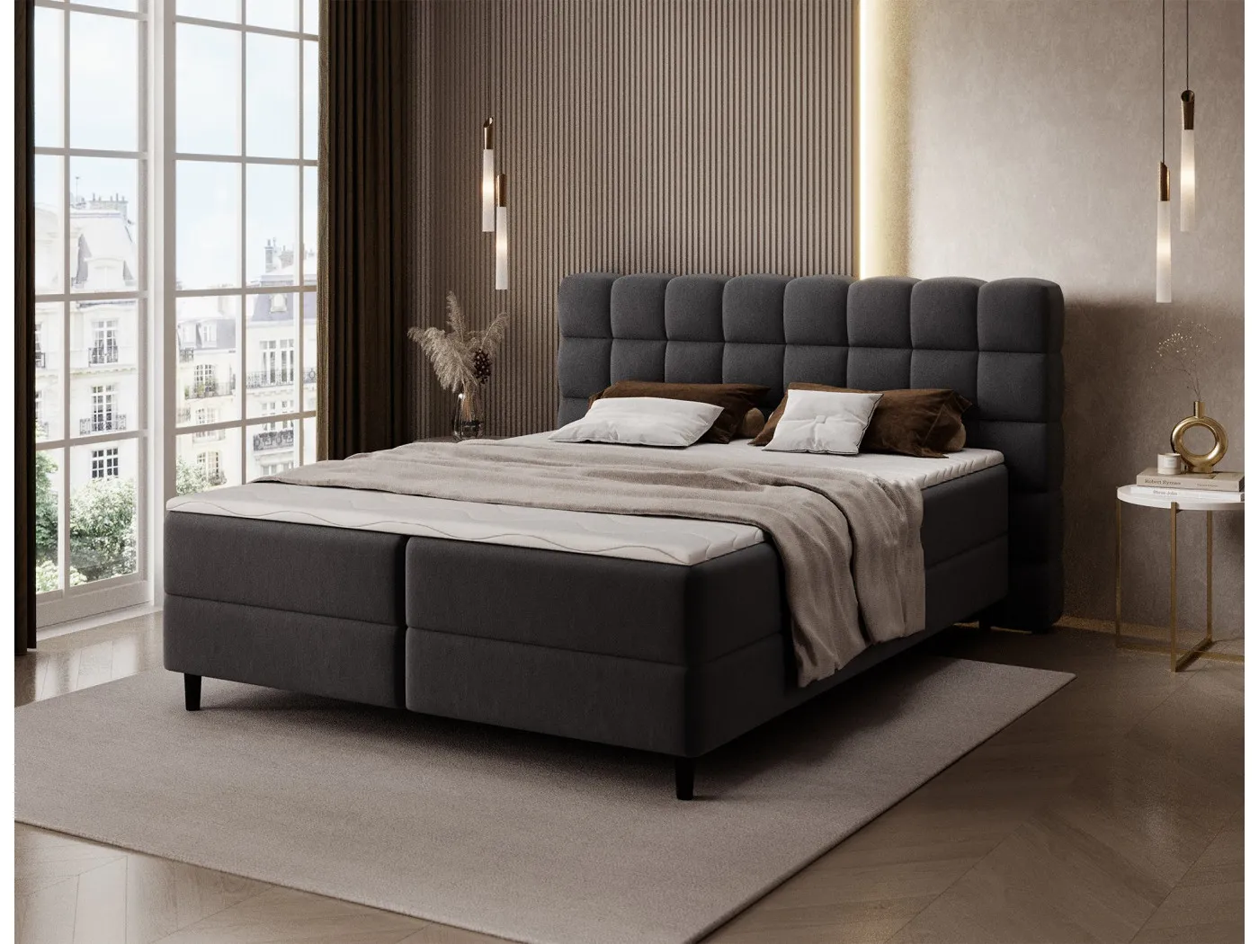 Boxspring postelja CAMMA