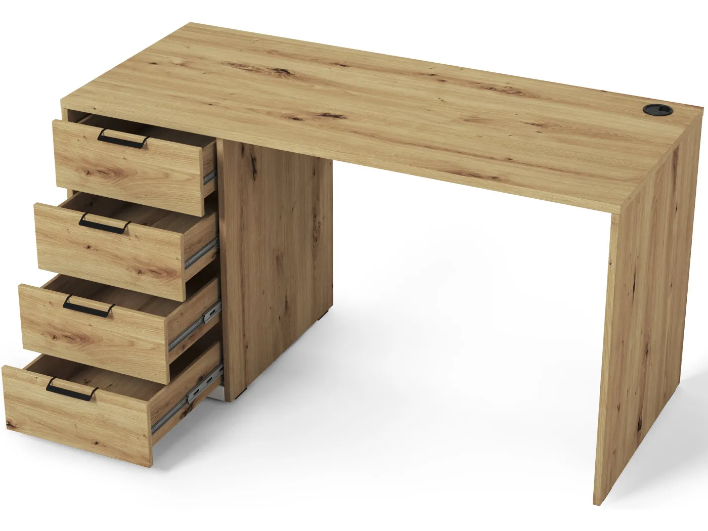 Pisalna miza BAROLD 120 hrast artisan