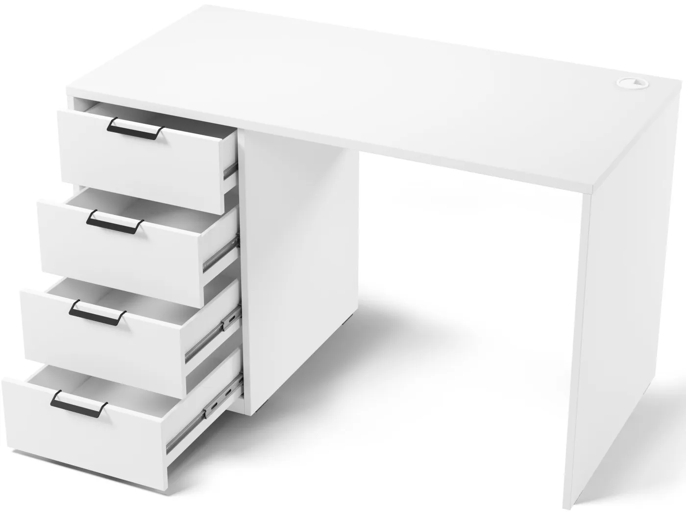 Pisalna miza BAROLD 120 bela