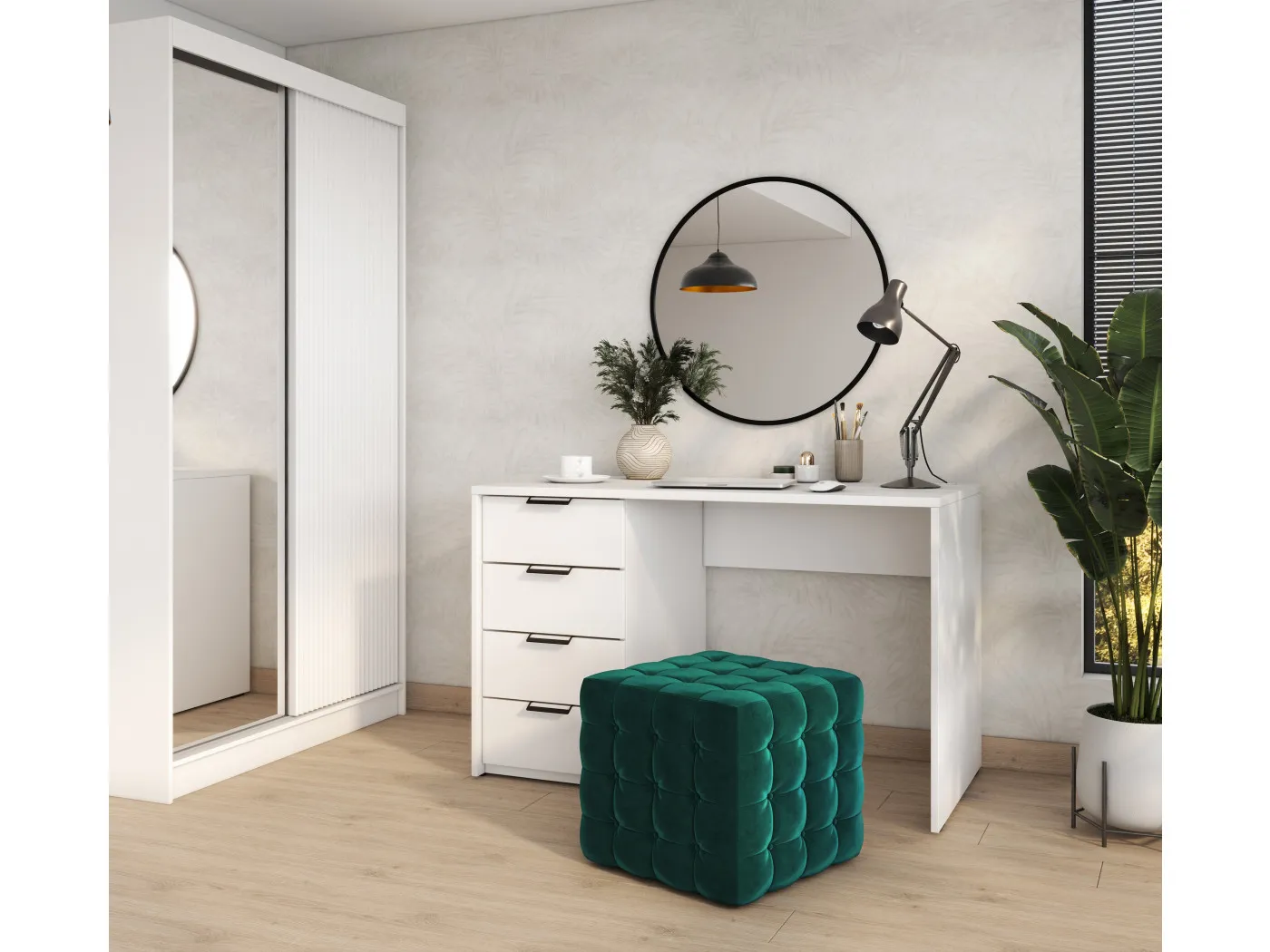 Pisalna miza BAROLD 120 bela