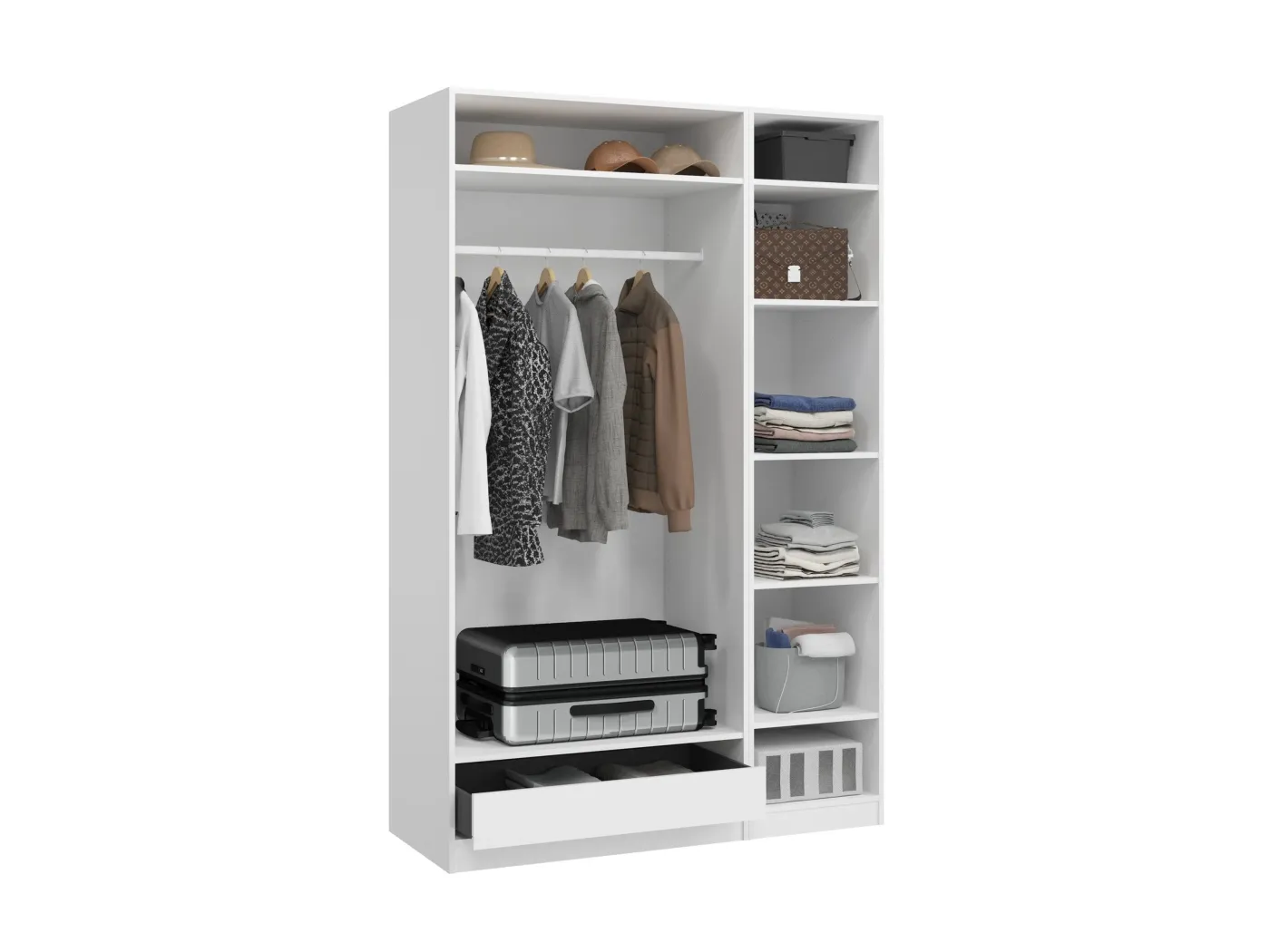 Omara DOX 3D bela mat - hrast Vincenzo