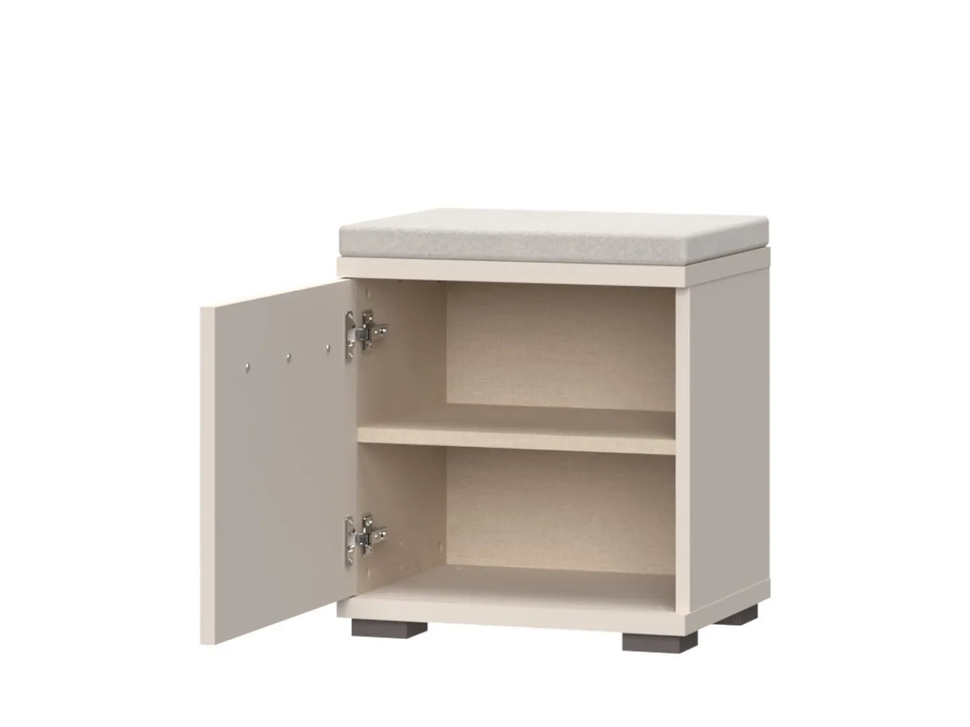 Nizka omarica z blazino Jela Opera K1 kašmir