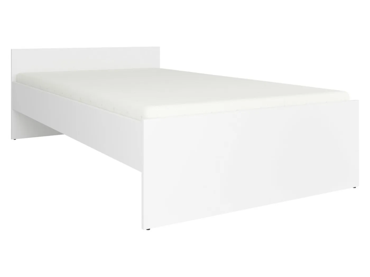 Postelja Nepo Plus 120x200 cm bela