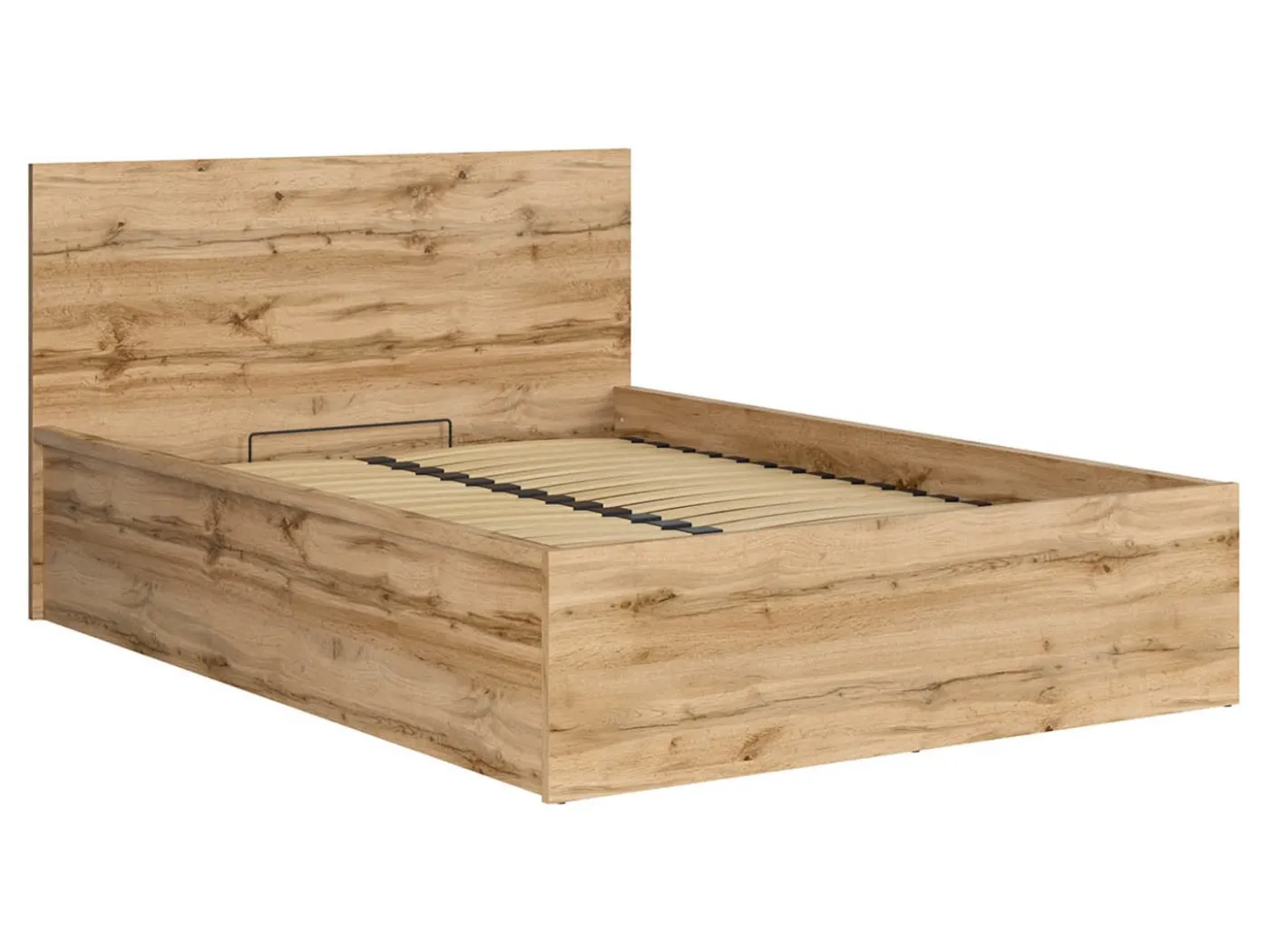 Postelja Tetrix 140x200 cm hrast wotan