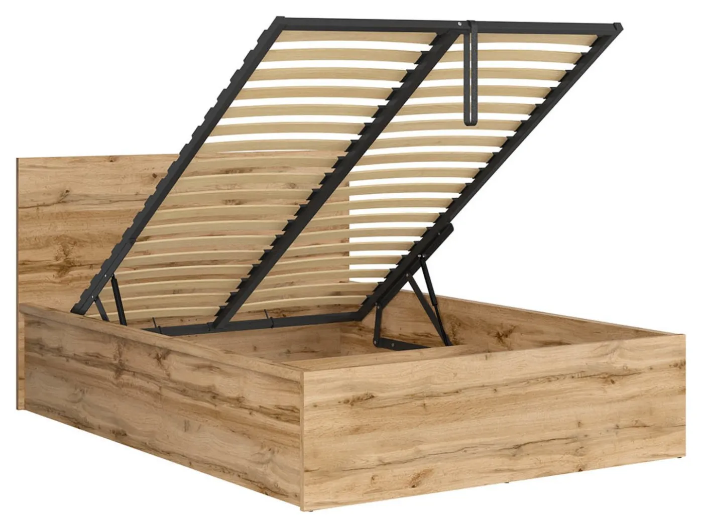 Dvižna postelja Tetrix 120x200 hrast wotan