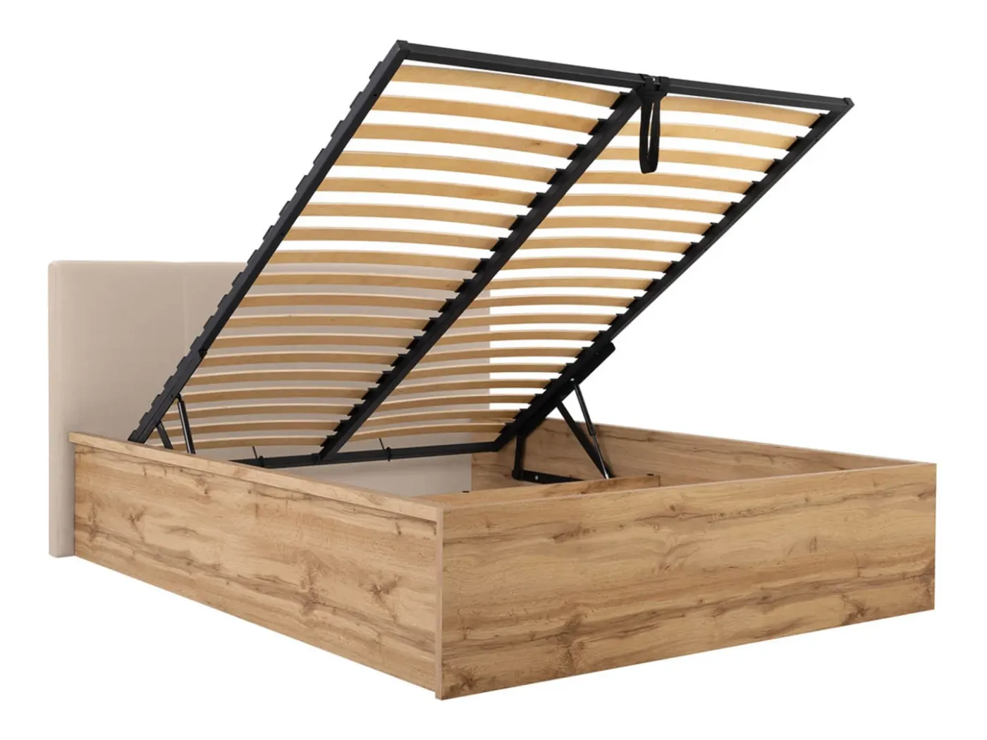 Postelja Tetrix 140x200 cm - tapecirano vzglavje