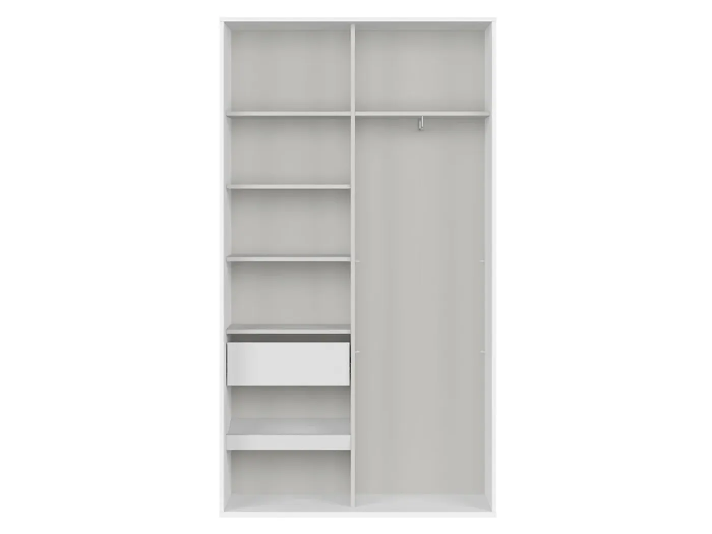 Drsna omara Flex 120 bela