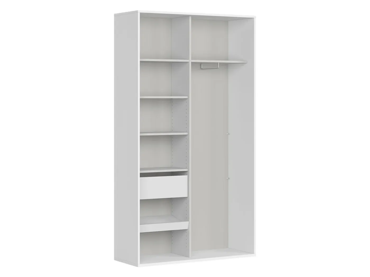 Drsna omara Flex 120 bela