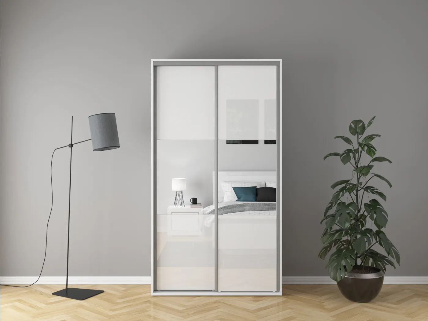 Drsna omara Flex 120 bela