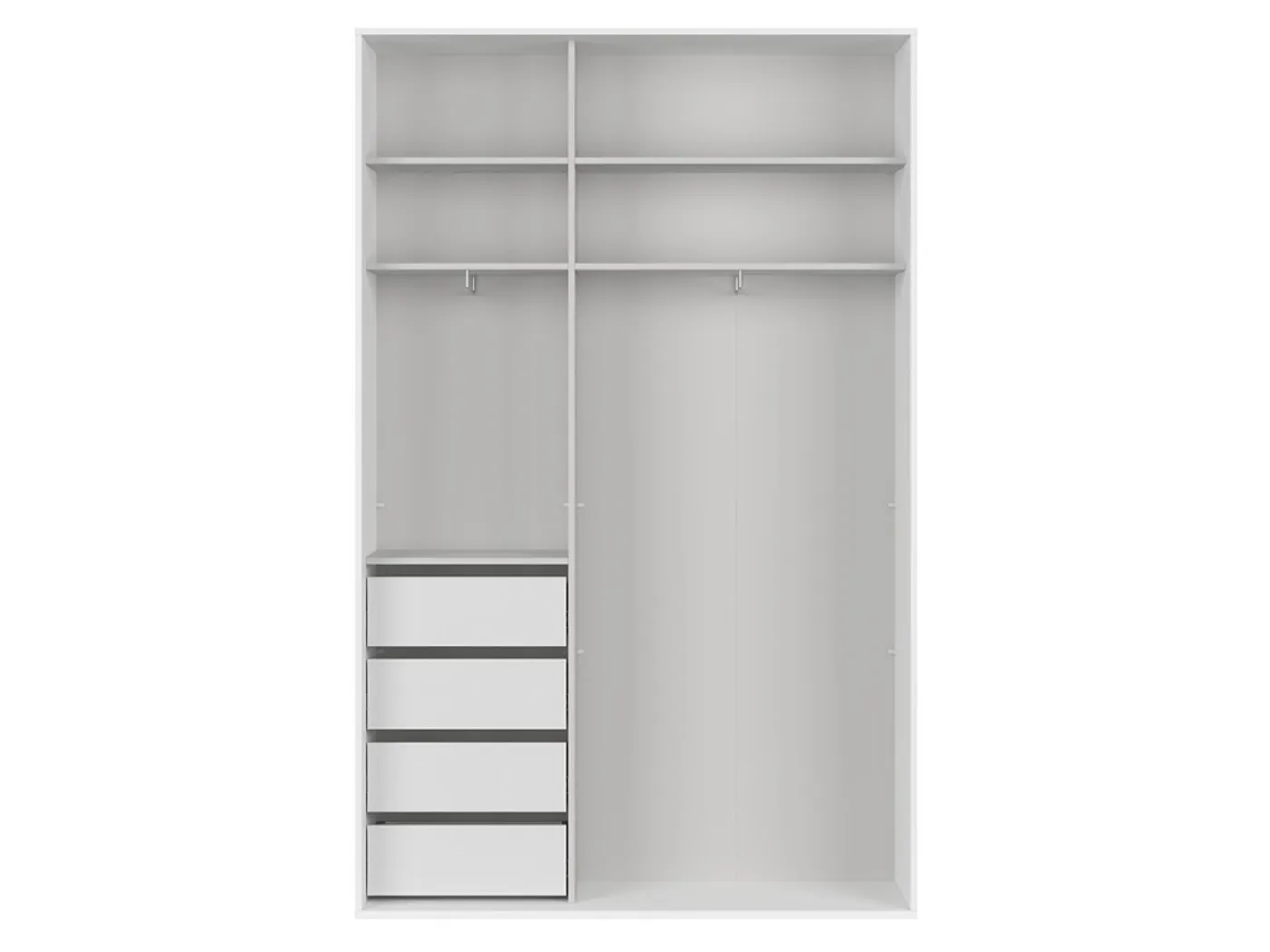 Drsna omara Flex 150 bela