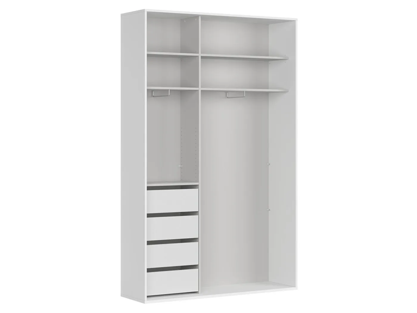 Drsna omara Flex 150 bela