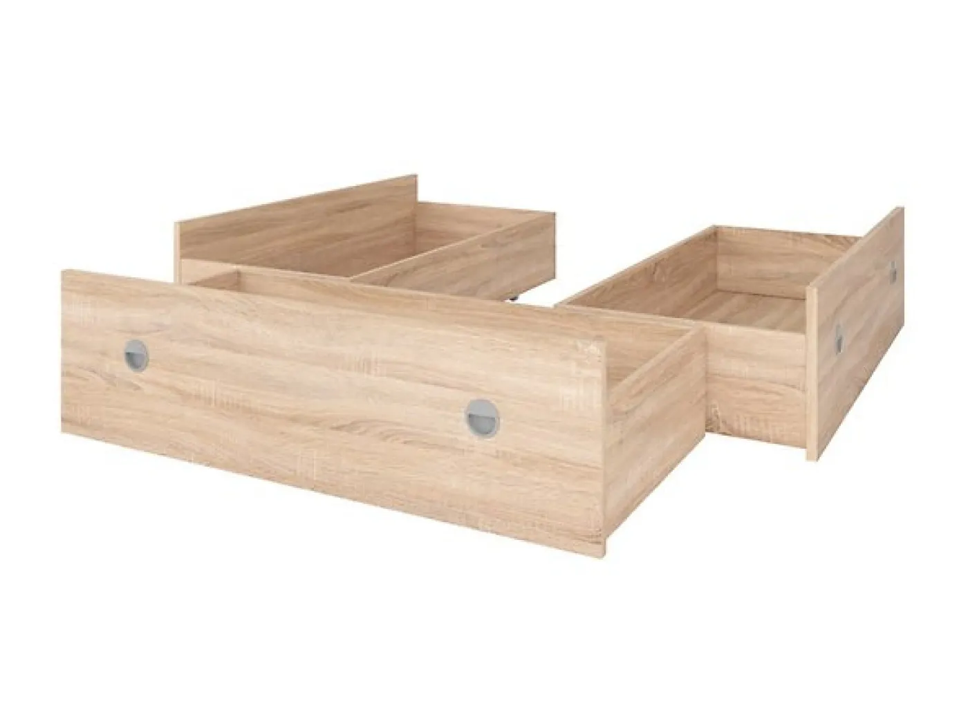 Postelja s predali Nepo Plus hrast sonoma